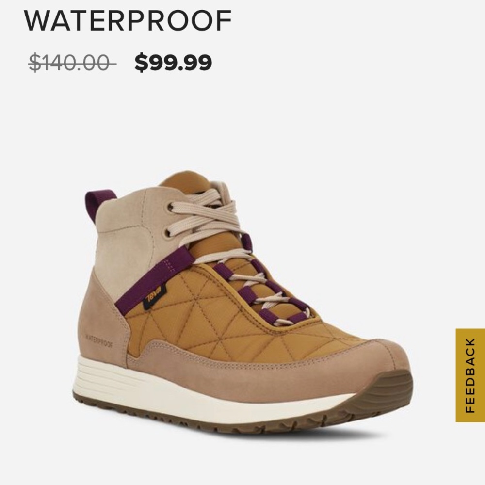 TEVA Ember Commute Waterproof Boot 6.5